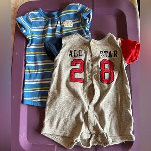 Carters 6 month rompers